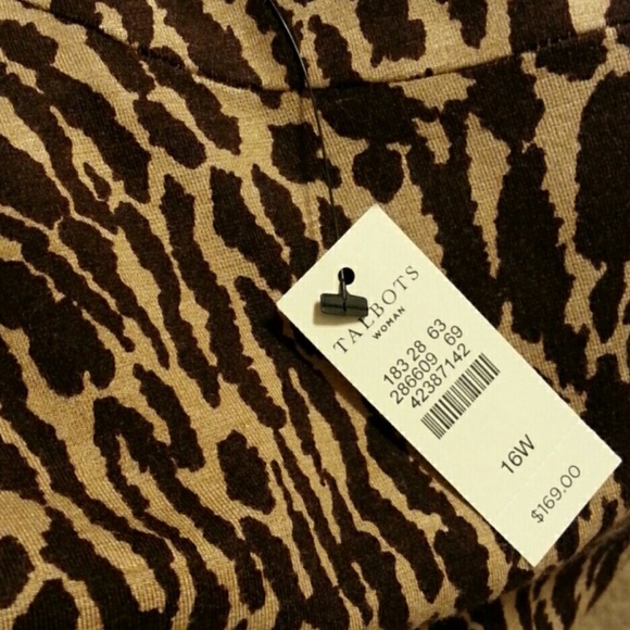 MOVING SALE // Leopard Print Talbots Dress - Picture 4 of 4